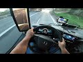 Euro truck vida real-Europa . MERCEDES ACTROS RETROVISOR  TABLET