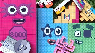 Looking for Numberblocks NEW 9199 Puzzle Tetris Shape ASMR  | Numberblocks Satisfying Video