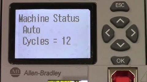 Displaying Integer Values on a Micro 810 LCD Using Structured Text Blocks
