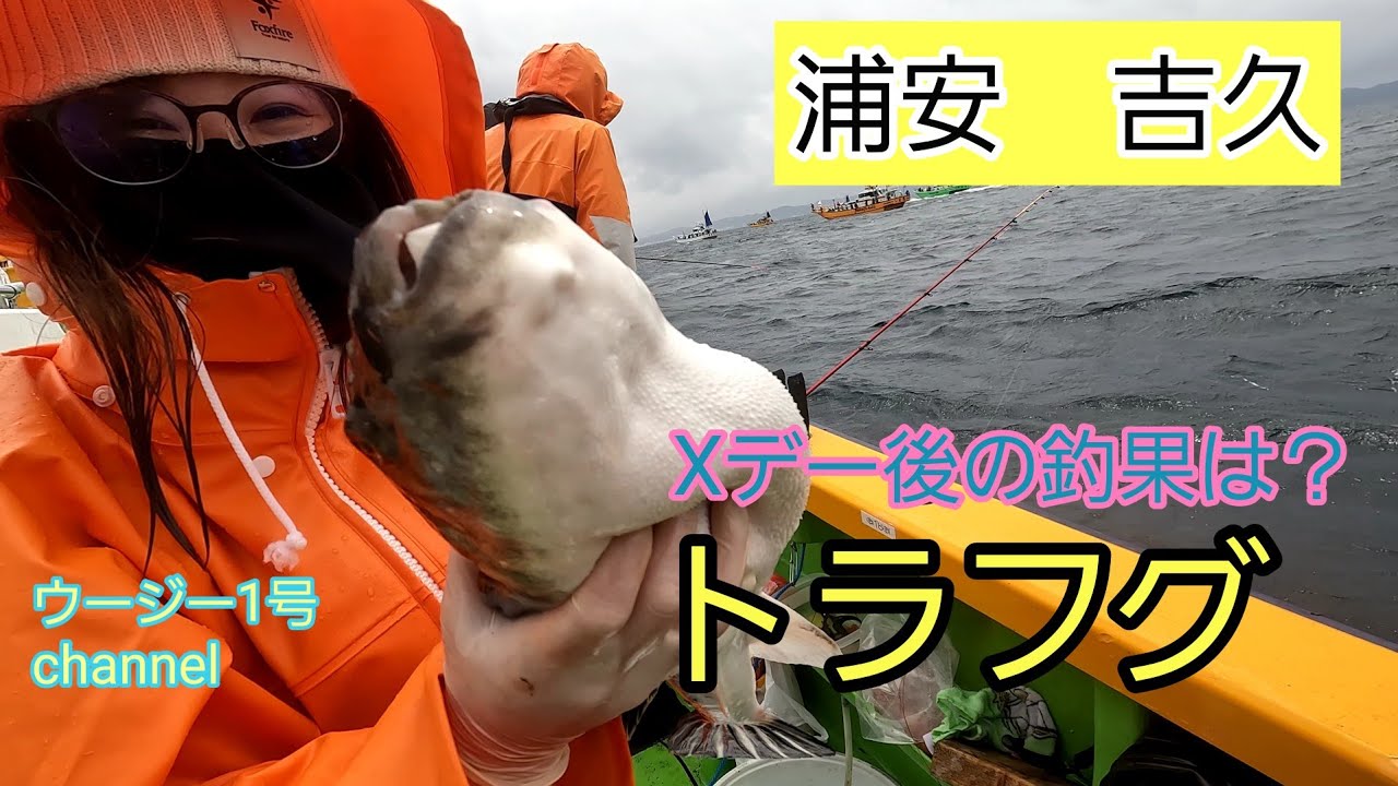 浦安吉久さんでトラフグ釣り(2025年4月)