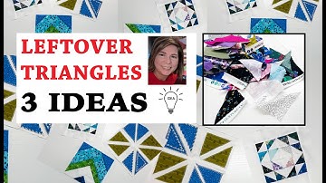 ♻️ v24.16 ♻️❓ LEFTOVER TRIANGLES △ IN YOUR SCRAPS ❓ | THREE IDEAS 💡