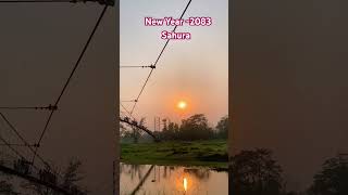 New year Sauraha #newyear #nature #bridge #evening