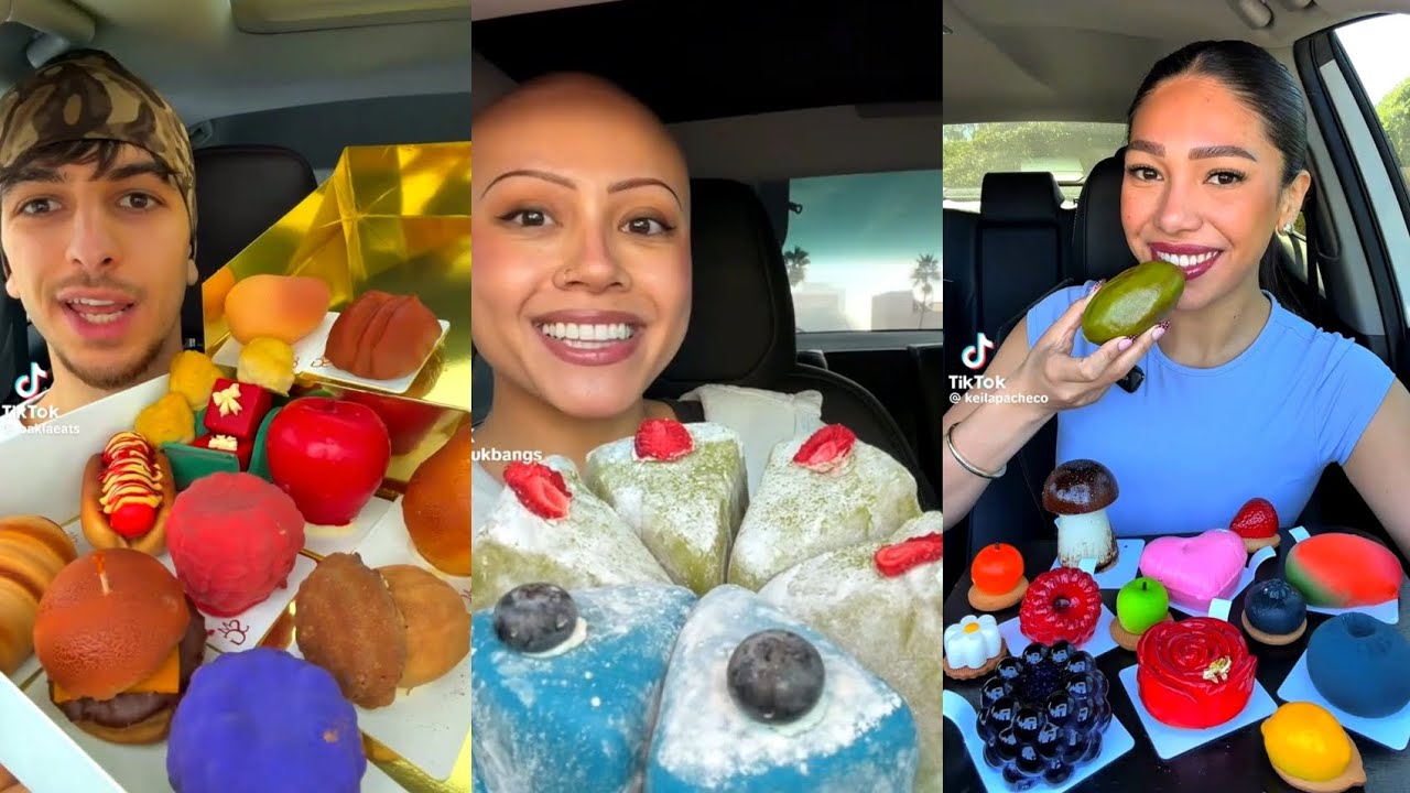TIKTOK DESSERT MEGA MUKBANG COMPILATION CHEWY DUBAI COOKIE VIRAL FRUIT DESSERT ICE CREAM CRUMBL COOK