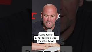 Dana White stood by his friend #danawhite #hulu #miketyson #ufc #mma #mmafighter #boxing #ironmike