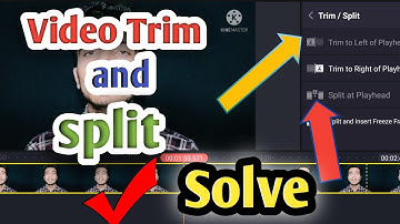 kinemaster Video cut problem solution || kinemaster split/trim problem solve 2021