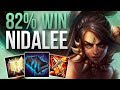 82% WIN RATE KOREAN NIDALEE | CHALLENGER NIDALEE JUNGLE GAMEPLAY | Patch 9.13 S9