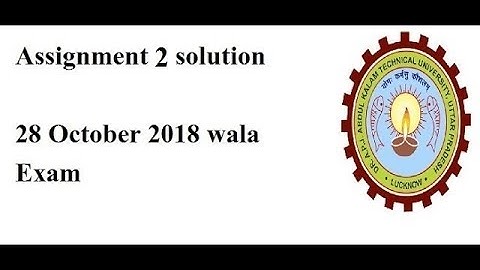 NCER Assignment 2 Solution 28 October Wala Paper