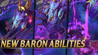 NEW BARON NASHOR ABILITIES - ALL 3 BARON TYPES - League of Legends