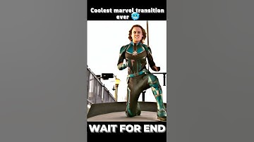 Coolest marvel transition ever 🥶 Pt 3 Wait for it #shorts #transition #marvel