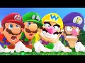 Super Mario Odyssey - 4 Player Splitscreen Multiplayer Walkthrough - Mario, Luigi, Wario &amp; Waluigi