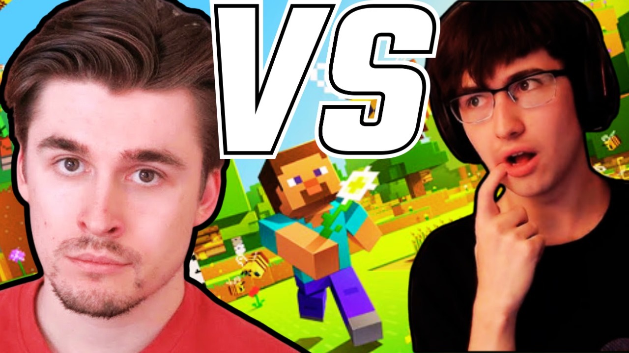 Ludwig VS Supertf - 1v1 Minecraft Speedrun