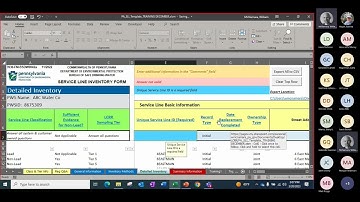 LCRR Service Line Inventory Training – Lesson 4 DEP Template