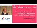 5th de duve lecture  pascale cossart  bacterium listeria monocytogenes as a model system