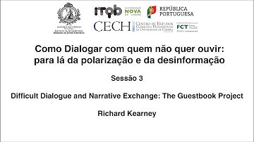 Difficult Dialogue and Narrative Exchange: the Guestbook Project. Richard Kearney