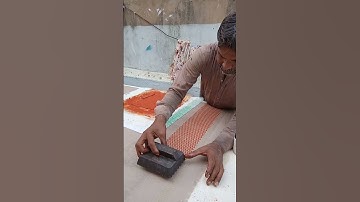 Hand block printing process on our signature lawn collection ~ The Block Print Studio