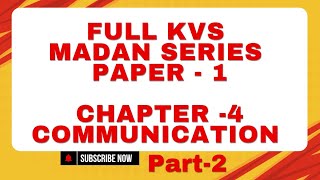 UGC NET 2025 | KVS Madan UGC NET | UGC NET Paper 1 | KVS Madan Series | Communication | Part 2
