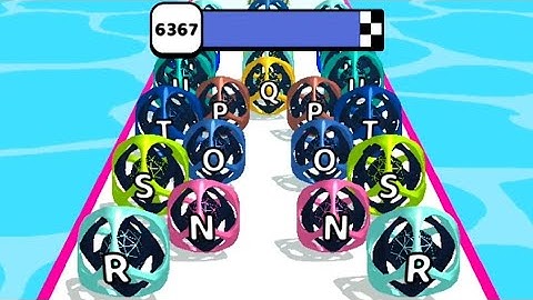 AZ Run 🎱 ABC Runner All Levels Gameplay Walkthrough (Android Ios) 6367 