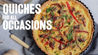 LEARN TO MAKE  FRENCH QUICHES