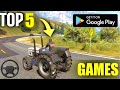 TOP 5 INDIAN TRACTOR GAMES FOR ANDROID 2024 | BEST TRACTOR GAMES 2023 #tractor #youtube #top5