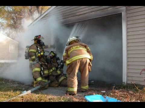 Lake Station Crews Battle An Arson Garage Fire At ...