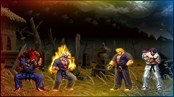 [KOF Mugen]Mr.Karate&Gouki (Vs) Mr.Karate-2nd&Ryu