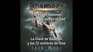 LT&#39;s Rhapsody - King Solomon And The 72 Names Of God (Lyrics &amp; Sub. Español)