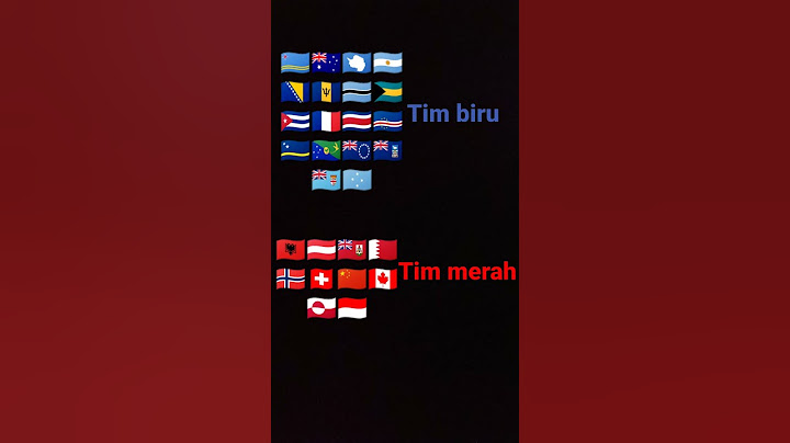 Tim biru dan Tim merah
