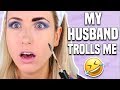 Husband Buys My Makeup & Creates A Tutorial?! || NEW DRUGSTORE MAKEUP TESTED