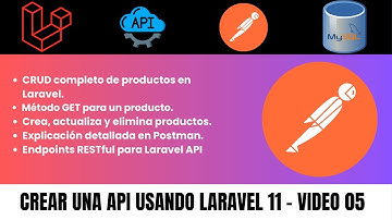 Crear una API usando LARAVEL 11: Configuración de ENDPOINTS  y Pruebas en POSTMAN - [Video 05]