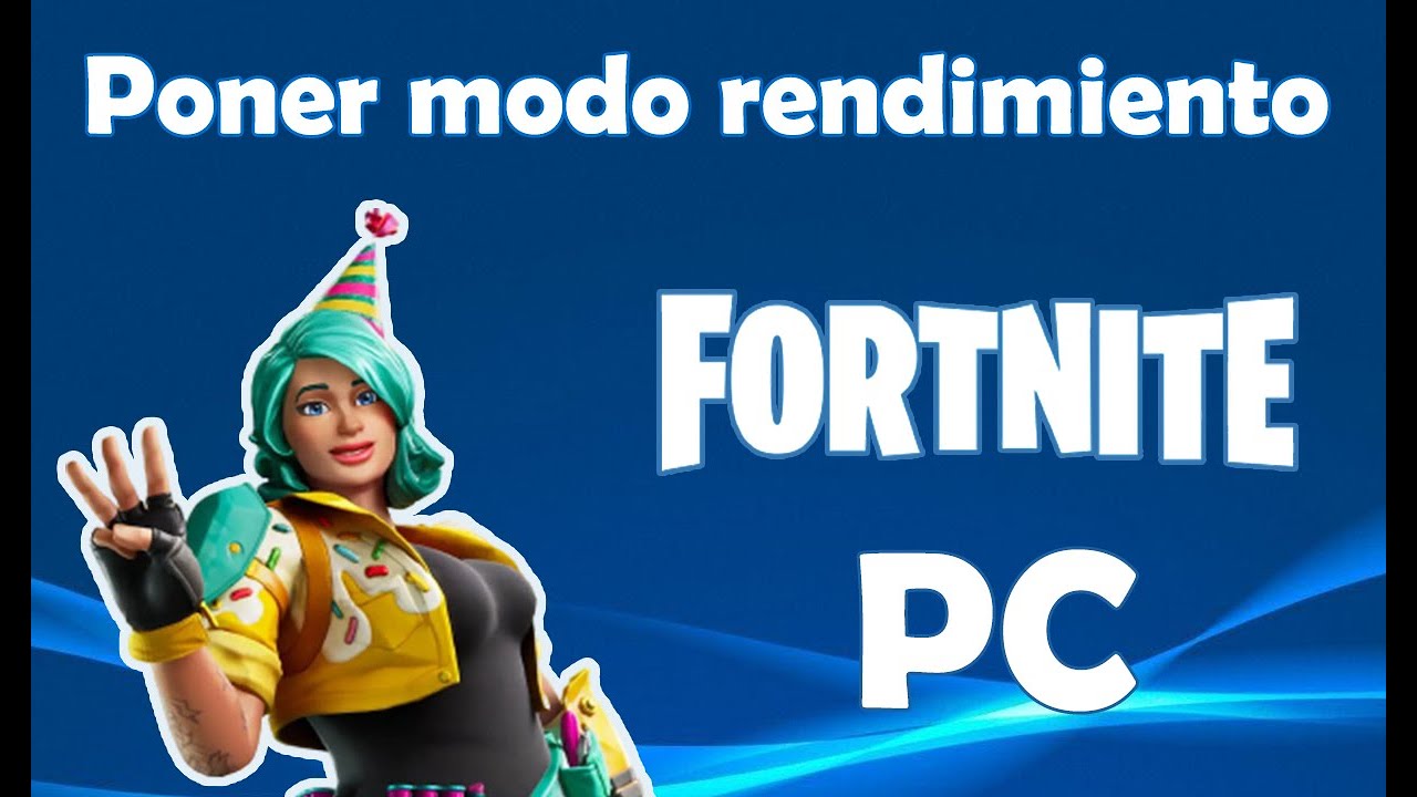 Como poner el modo rendimiento en Fortnite PC - YouTube