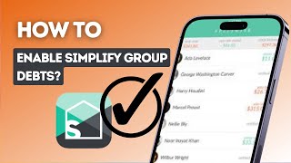 How to enable simplify group debts on Splitwise?