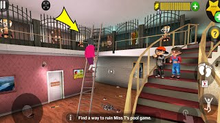 Scary Teacher 3D - Troll Miss T Many Trap And Ladders Mod Menu Gameplay Part 5104