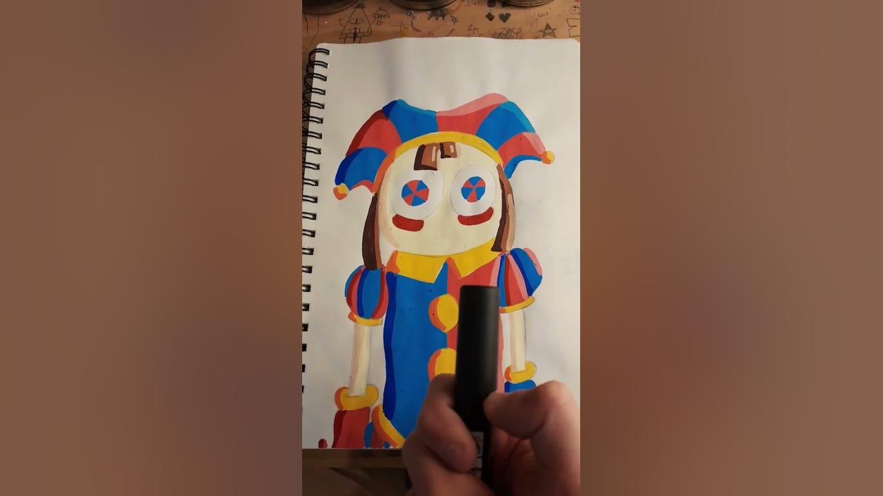 Drawing 💫Pommi💫 from Amazing Digital Circus #shorts #tadc - YouTube