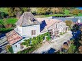 For Sale: 4 bedroomed stone property, 2 gites, agricultural outbuildings, on 12 hectares of land