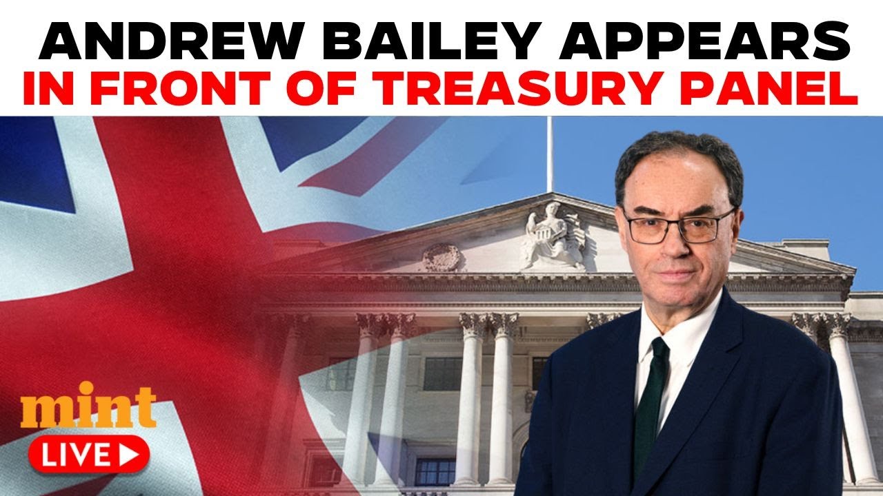 LIVE: Bank Of England Governor Andrew Bailey Appears In Front Of Treasury Committee