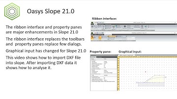 Oasys Slope Tutorial: Creating Slope analysis using DXF data