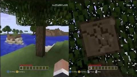 Lets Play Minecraft (Xbox 360) - Splitscreen -Ep. 1 - So It Begins !