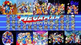 Mega Marathon (Megaman 1-10) **12-HOUR LONGPLAY** - Part 1/2