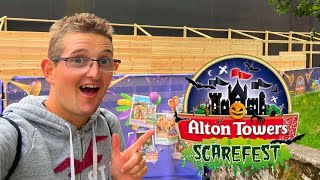 Alton Towers Scarefest 2021 Construction Update | Maze Lineup, NEW Attraction & MORE!