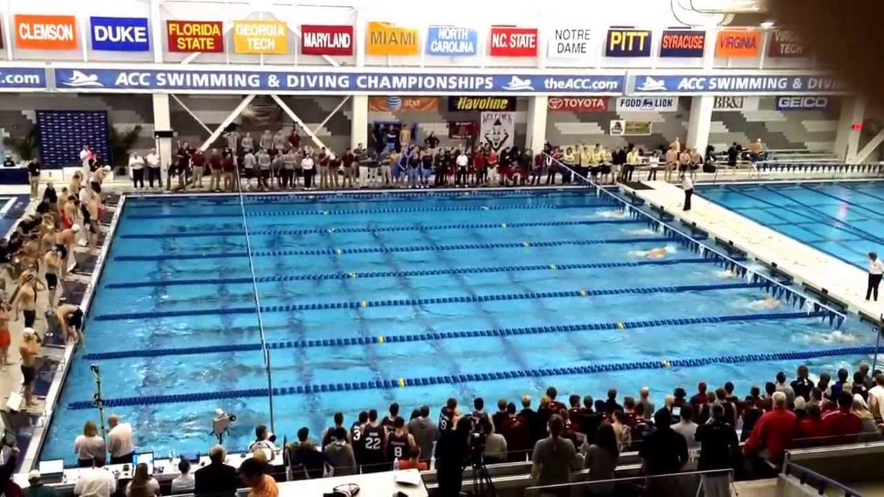 2014 ACC Swimming and Diving Championships 200 Medley Relay. NC State