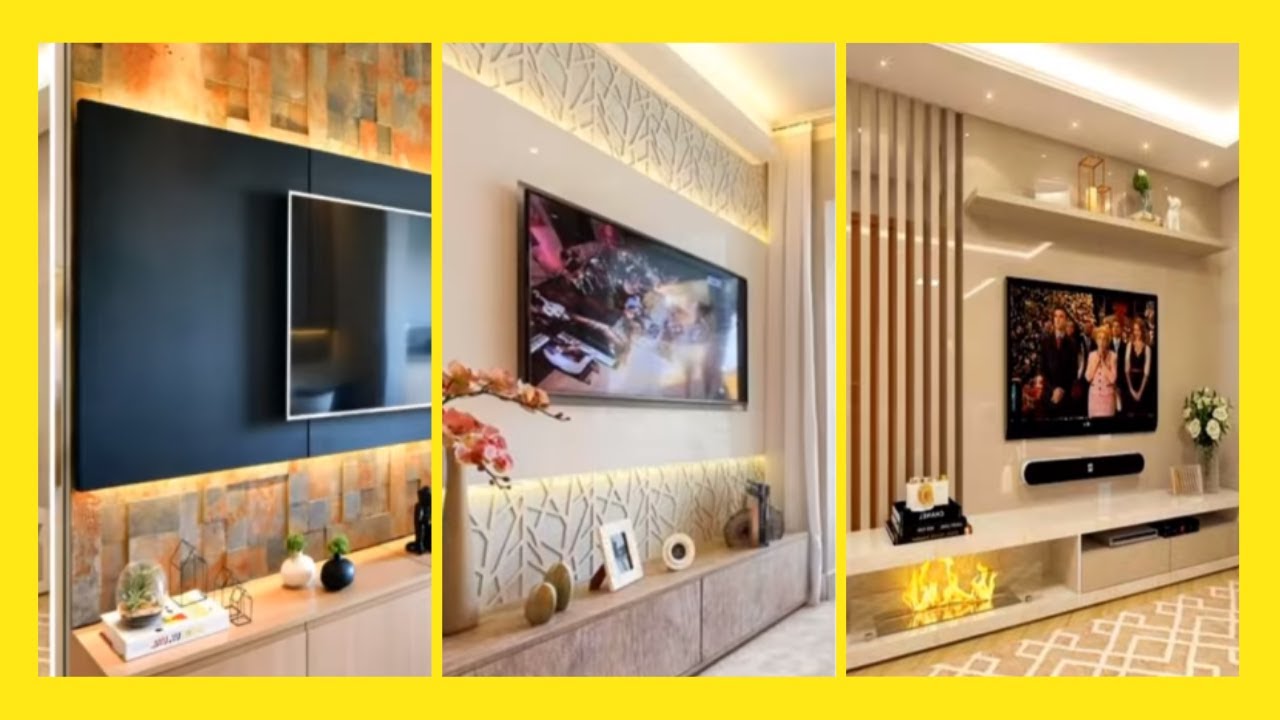 105 Living Room TV Cabinet Design 2022 | Modern Home Interior Wall Decorating Ideas | TV Unit Design