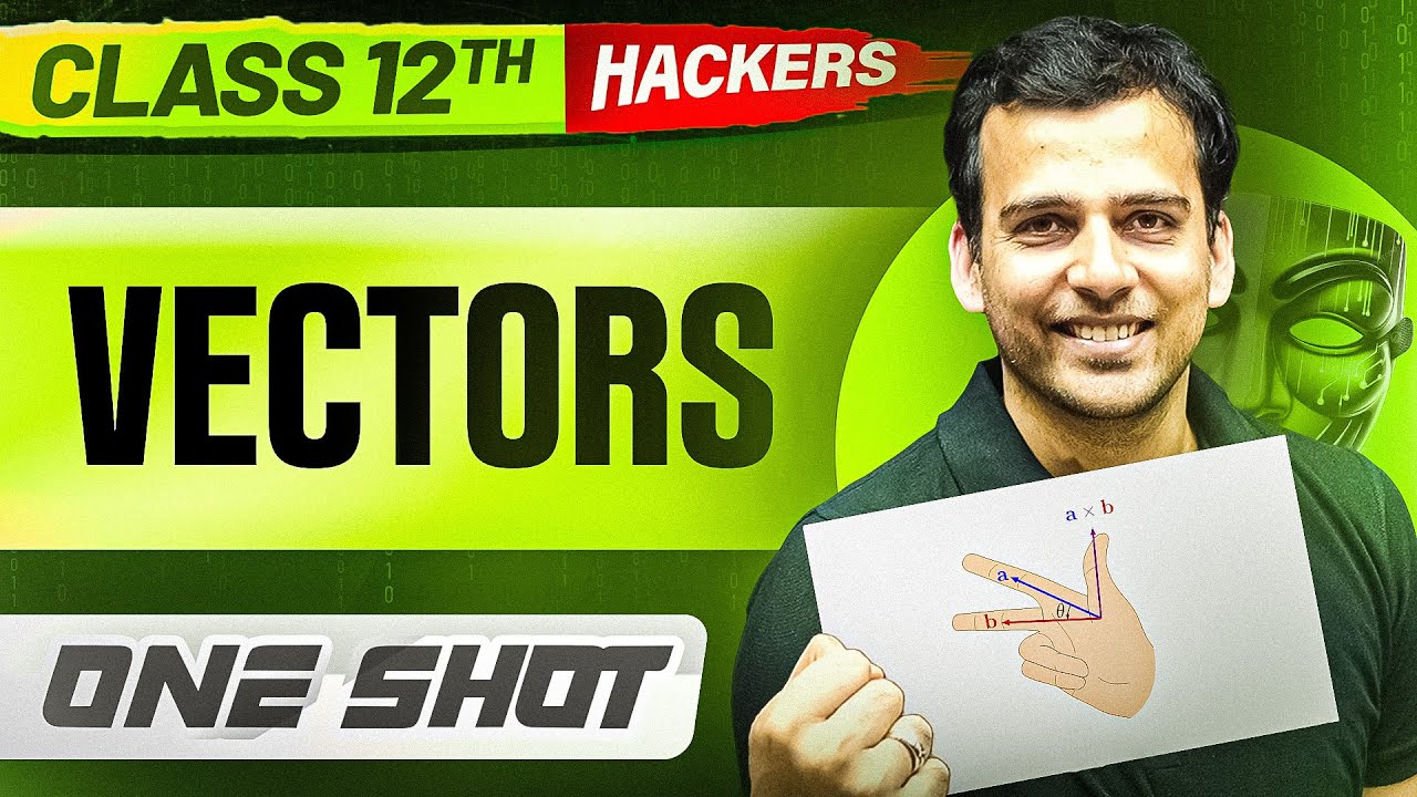 Thumbnail for VECTORS in ONE SHOT || Full Chapters || Class 12 BOARDS || PW
