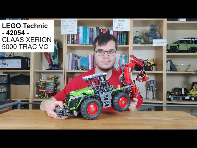 Eine Technic Grandiosität in Rot-Grün - LEGO Technic 42054 CLAAS XERION 5000 TRAC VC