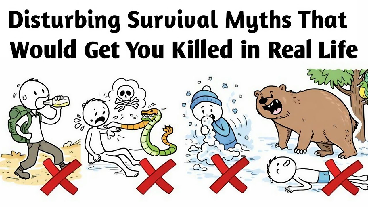 Disturbing Survival Myths That Would Get You Killed in Real Life