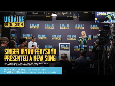 Iryna Fedyshyn - briefing Ukraine / STOP RUSSIAN AGGRESSION