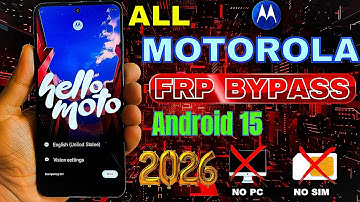 Moto FRP Bypass - The Easy Method | All Motorola Frp Bypass Android 15