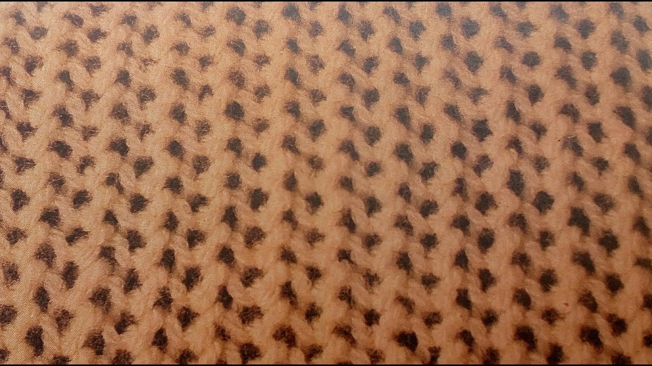 Punto turco: técnica 2 agujas