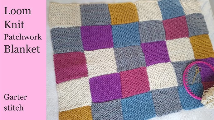 Loom Knit ePattern: Playtime Baby Blanket