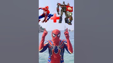 Spiderman + Optimus Prime Transformers Zombie = Marvel Animation #spiderman #avengers #optimusprime