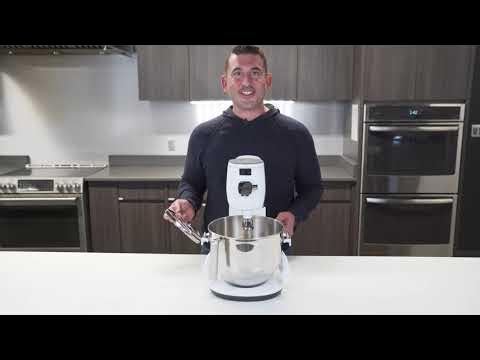 GE Profile smart stand mixer demonstration at CES 2023 